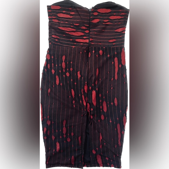 Punk Rock Monster Date Night Distressed Strapless Dress | XSmall - Picture 2 of 8